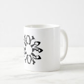 Einelement-Blumenmuster-Tasse Kaffeetasse (VorderseiteRechts)
