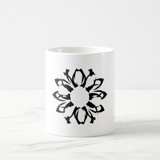 Einelement-Blumenmuster-Tasse Kaffeetasse (Mittel)
