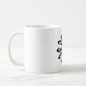 Einelement-Blumenmuster-Tasse Kaffeetasse (Links)