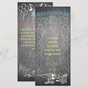 Einelkarte zur Einschulung