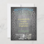 Einelkarte zur Einschulung (Vorderseite)