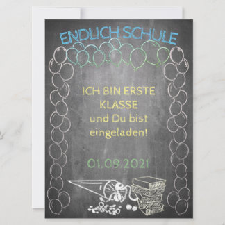 Einelkarte zur Einschulung
