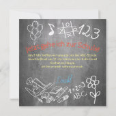 Einelkarte zur Einschulung (Rückseite)