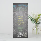 Einelkarte zur Einschulung (Stehend Vorderseite)