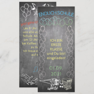 Einelkarte zur Einschulung