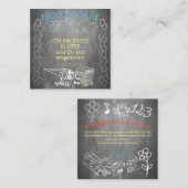 Einelkarte zur Einschulung Mitteilungskarte (Vorne/Hinten)