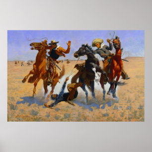 Einem Kameraden helfen Frederic Remington 1890  Poster