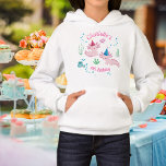 Einen Axolotl Happy Birthday erkunden Hoodie<br><div class="desc">Machen Sie Ihren kleinen Tag ganz besonders mit diesem Erkundungstourismus eines Axolotl Happy Birthday Girl Hoodie. Personalisieren Sie,  indem Sie den Namen und das Alter Ihres Kindes hinzufügen! Verfügbare Matching-Elemente.</div>