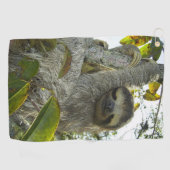 Einen Baum hinauf Golfhandtuch (Horizontal)