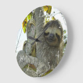 Einen Baum hinaufziehen Große Wanduhr (Winkel)
