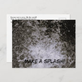 Einen Begrüßungstablett machen Postkarte (Vorne/Hinten)