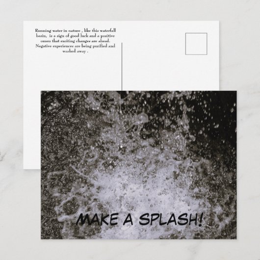 Einen Begrüßungstablett machen Postkarte (Vorne/Hinten)