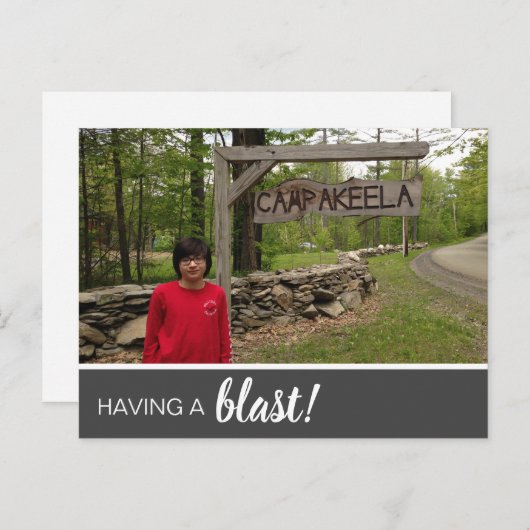 Einen Blast! Postkarte (Vorne/Hinten)