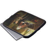 Einen Buchstaben versiegeln, 1890 (Öl auf Platte) Laptopschutzhülle (Vorne Knopf)