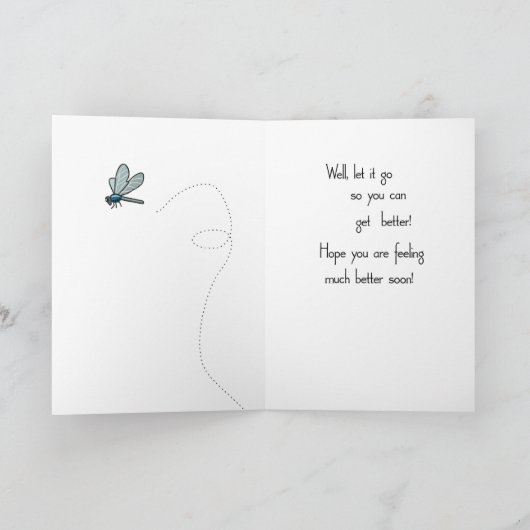 Einen Bug gut bekommen Karte (Innenseite)