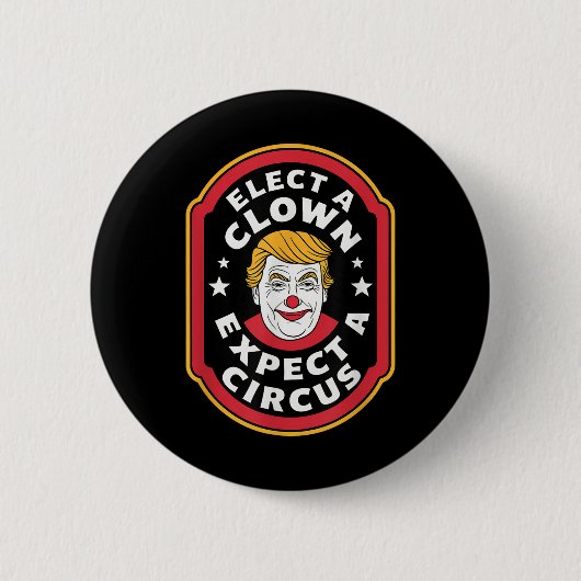 Einen Clown wählen, von dem erwartet wird, dass ei Button (Vorderseite)