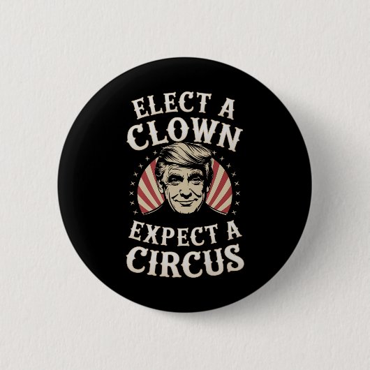 Einen Clown wählen, von dem erwartet wird, dass ei Button (Vorderseite)