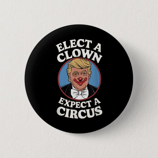 Einen Clown wählen, von dem erwartet wird, dass ei Button (Vorderseite)