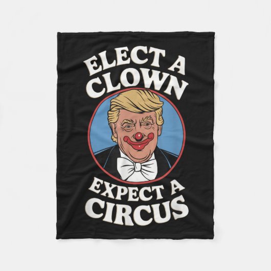 Einen Clown wählen, von dem erwartet wird, dass ei Fleecedecke (Vorderseite)