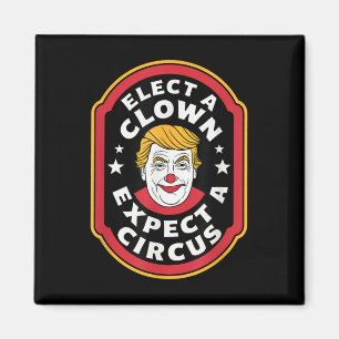 Einen Clown wählen, von dem erwartet wird, dass ei Magnet