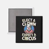 Einen Clown wählen, von dem erwartet wird, dass ei Magnet (Vorderseite/Rückseite)