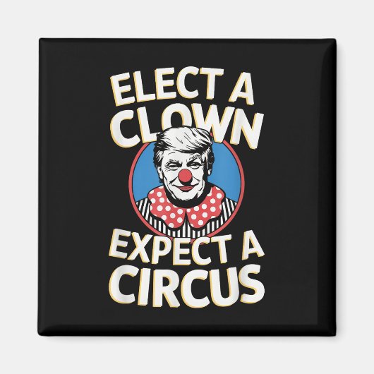 Einen Clown wählen, von dem erwartet wird, dass ei Magnet (Vorne)
