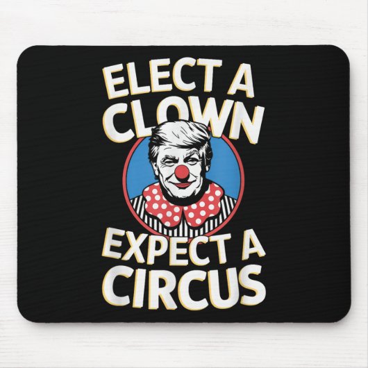 Einen Clown wählen, von dem erwartet wird, dass ei Mousepad (Vorne)