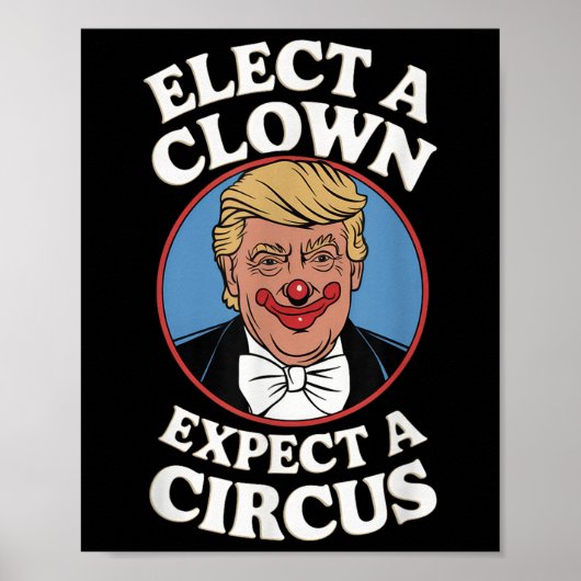 Einen Clown wählen, von dem erwartet wird, dass ei Poster (Vorne)
