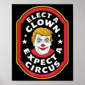 Einen Clown wählen, von dem erwartet wird, dass ei Poster (Vorne)