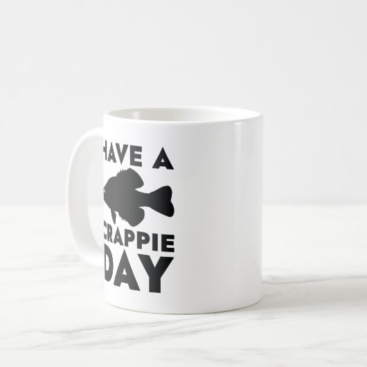 Einen Crappie-Tag Kaffeetasse (Vorderseite Links)