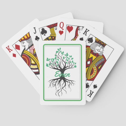 Einen der Spielkarten vom Nest der Crone (Rückseite)