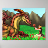 Einen Drachen schätzen Poster (Vorne)