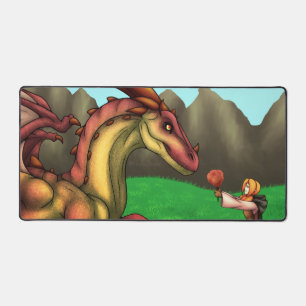 Einen Drachen schätzen Schreibtischunterlage