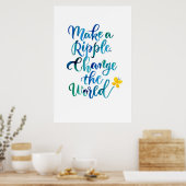 Einen Einfluss Ausüben Poster (Küche)