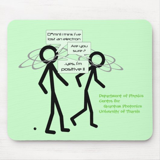 Einen Elektronwitz verlieren - mousepad (Vorne)