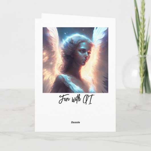 Einen Engel senden, um über dich zu wachen Karte (Rückseite)