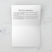 Einen freudigen Pessach wünschen Karte (Innenseite)