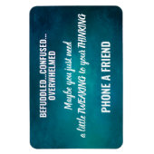 einen Freund anrufen: schwacher Magnet 25 (Vertikal)