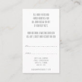 einen Freund asphaltieren Empfehlungskarte (Rückseite)