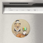 Einen Freund zum Erntedank einladen Magnet (In Situ (Geschirrspüler))