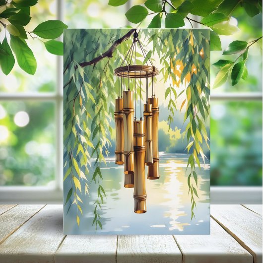 Einen Friedlichen Geburtstag wünschen | Weeping Wi Karte