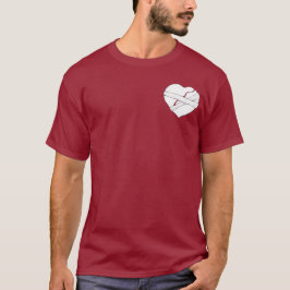 Einen gebrochenen Herz-Sketch reparieren T-Shirt