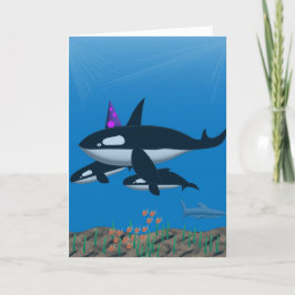 Einen Geburtstag erleben Karte