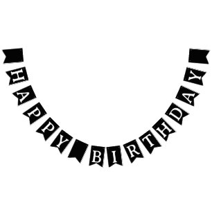 EINEN GEBURTSTAG KLASSIKER RUNDSCHALTER SPRECHEN WIMPELKETTE