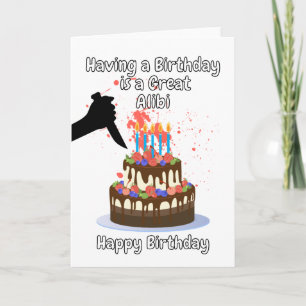 Einen Geburtstag zu haben ist ein großartiges Alib Karte