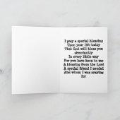 Einen gesegneten Tag! Freundschaftskarte Karte (Innenseite)