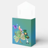 "Einen glücklichen St. Patrick's Day!" Leprechaun Geschenkschachtel (Geöffnet)