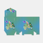 "Einen glücklichen St. Patrick's Day!" Leprechaun Geschenkschachtel (Ungefaltet)