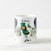 "Einen glücklichen St. Patrick's Day" Leprechaun Kaffeetasse (Mittel)