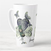 "Einen glücklichen St. Patrick's Day" Leprechaun L Milchtasse (Linke Ecke)